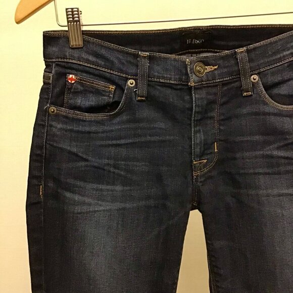 Hudson 27 (US 4) Krista Ankle Super Skinny Raw Release Hem Women’s Jeans Niya - Picture 7 of 13